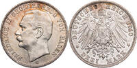 Kaiserreich, Baden 3 Mark Friedrich II. (1907-1918) - Kursmünze (1908-1915) -