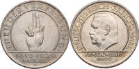 Weimarer Republik 3 Reichsmark Zum 10. Jahrestag der Weimarer Reichsverfassung (Schwurhand) -