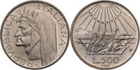 Italien 500 Lire 700th Anniversary of the birth of Dante Alighieri -