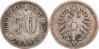 Kaiserreich 50 Pfennig Kursmünze (1875-1877) -