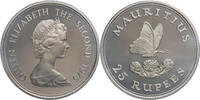 Mauritius 25 Rupees Elizabeth II - Blue swallowtail -