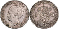 Niederlande 1 Gulden Wilhelmina (1890-1948) - Kursmünze (1922-1945) -