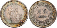Schweiz 1/2 Franken Helvetia - Kursmünze (1875-1967) -