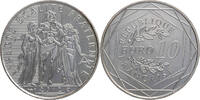 Frankreich, 5. Republik 10 Euro Herkulesgruppe -