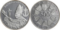 Österreich 500 Schilling Katholikentag - Johannes Paul II. -