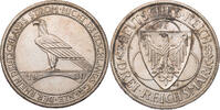 Weimarer Republik 3 Reichsmark Zur Rheinland-Räumung -