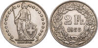 Schweiz 2 Franken Helvetia - Kursmünze (1874-1967) -