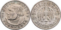 Drittes Reich 2 Reichsmark Zum 450. Geburtstag von Martin Luther -