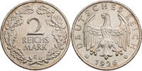 2 Reichsmark 1926 G Weimarer Republik Kursmünze (1925-1931) vz