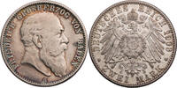 Kaiserreich, Baden 2 Mark Friedrich I. (1856-1907) - Kursmünze (1902-1907) -