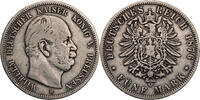 Kaiserreich, Preussen 5 Mark Wilhelm I. (1861-1888) – Kursmünze (1874-1876) -