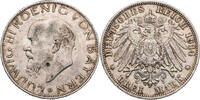 Kaiserreich, Bayern 3 Mark Ludwig III. (1913-1918) - Kursmünze -