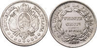Bolivien 20 Centavos Kursmünze (1872-1907) -
