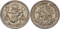 Mexiko 25 Centavos Kursmünze (1950-1953) -
