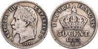 Frankreich, 2. Kaiserreich 50 Centimes Napoleon III. (1852-1870) - Kursmünze (1864-1869) -