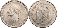 Weimarer Republik 3 Reichsmark Zum 100. Todestag des Freiherrn vom und zum Stein -