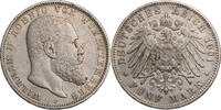 Kaiserreich, Württemberg 5 Mark Wilhelm II. (1891-1918) - Kursmünze (1892-1913) -
