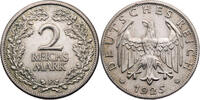 Weimarer Republik 2 Reichsmark Kursmünze -