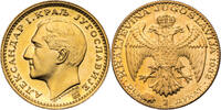 Jugoslawien Dukat Alexander I. (1921-1934) mit Gegenstempel `Korn´ -