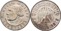 Drittes Reich 2 Reichsmark 1933 D Zum 450. Geburtstag von Martin Luther ... 35,00 EUR  Excl. 10,00 EUR Verzending