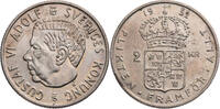 Schweden 2 Kronor 1952 TS Gustav VI. Adolf (1950-1973) - Kursm&uuml;nze (1954... 30,00 EUR  Excl. 10,00 EUR Verzending