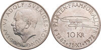 Schweden 10 Kronor 1972 Gustaf VI. Adolf - Auf seinen 90. Geburtstag ss-vz 45,00 EUR  Excl. 10,00 EUR Verzending