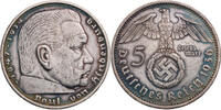 Drittes Reich 5 Reichsmark 1936 A Hindenburg - Kursm&uuml;nze (1935-1936) ss 35,00 EUR  Excl. 10,00 EUR Verzending