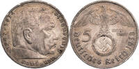 Drittes Reich 5 Reichsmark 1938 J Hindenburg - Kursm&uuml;nze (1936-1939) ss,... 35,00 EUR  Excl. 10,00 EUR Verzending