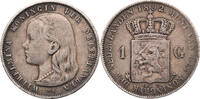 Niederlande, K&ouml;nigreich 1 Gulden 1892 Wilhelmina (1890-1948) - Kursm&uuml;nze... 40,00 EUR  Excl. 10,00 EUR Verzending