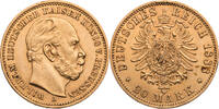 Kaiserreich, Preussen 20 Mark 1888 A Wilhelm I. (1861-1888) - Kursm&uuml;nze ... 1350,00 EUR Gratis verzending
