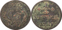 Wied-Runkel 1/4 Stüber Johann Ludwig Adolf (1706-1762) -