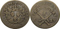 Frankreich, Kolonien 12 Deniers Ludwig XV. (1715-1774) -