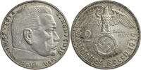 Drittes Reich 2 Reichsmark Paul von Hindenburg - Kursmünze (1936-1939) -