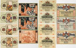 Wunsiedel 25, 50 Pfennig 7 Scheine - Kriegsnotgeld -