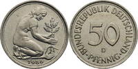 Bundesrepublik Deutschland 50 Pfennig Kursmünze (1950-2001) -
