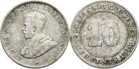 Straits Settlements 10 Cents George V. (1910-1936) - Kursmünze (1916-1917) -