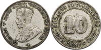Straits Settlements 10 Cents George V. (1910-1936) -