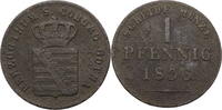 Sachsen-Coburg-Gotha 1 Pfennig Ernst I. (1826-1844) - Kursmünze (1833-1837) -