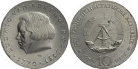 DDR 10 Mark 200th Anniversary of Birth of Ludwig van Beethoven -