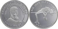 Tschad 1000 Francs Auf die Olympischen Spiele 1968 in Mexiko - Hochsprung -