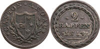 Schweiz, Aargau 2 Rappen Kursmünze (1808-1816) -