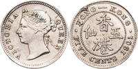 Hong Kong 5 Cents Victoria (1837-1901) - Kursmünze (1866-1901) -
