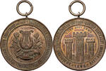 Limburg an der Lahn Tragbare Medaille Erinnerung an den 5. nassauischen Gesangswettstreit -
