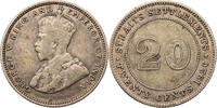 Straits Settlements 20 Cents George V. (1910-1936) - Kursmünze (1926-1935) -