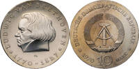 DDR 10 Mark 200th Anniversary of Birth of Ludwig van Beethoven -