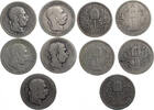 Österreich, Kaiserreich Franz Joseph I. (1848-1916) - Kursmünze (1892-1907) 5 x 1 Krone 1893, 1895, 1899, 1894 s-ss