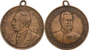 Hannover und Braunschweig-Lüneburg Tragbare Medaille Georg V. von Hannover und Ernst August von Cumberland Braunschweig-Lüneburg -