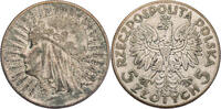 Polen 5 Zlotych Polonia - Kursmünze (1932-1934) -