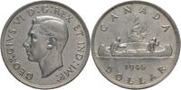 Kanada 1 Dollar George VI. (1936-1952) - Voyageur Kursmünze (1937-1947) -