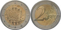Niederlande 2 Euro Willem Alexander (2013-) - 30 Jahre EU-Flagge -